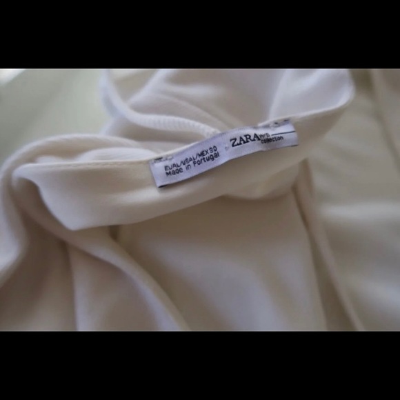 ZARA Dress Low Cut Back Long Flared Bell - Picture 6 of 9